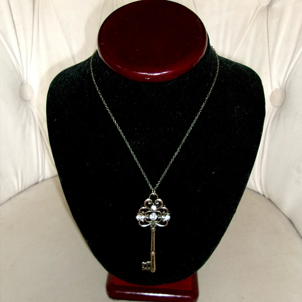 Diamond Key Necklace